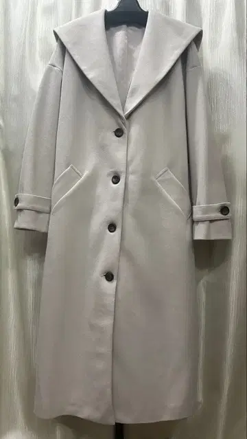 [ Fun Fashion Future ] 세일러 카라 코트/F/아이보리