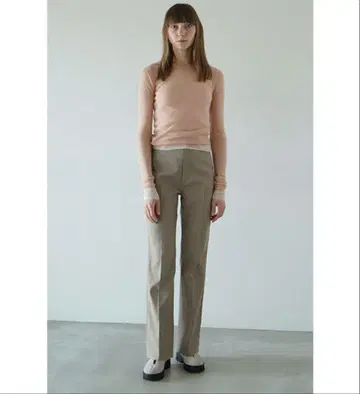 새상품급 클라네 CLANE 슬림 스트레이트 프레스 팬츠 바지