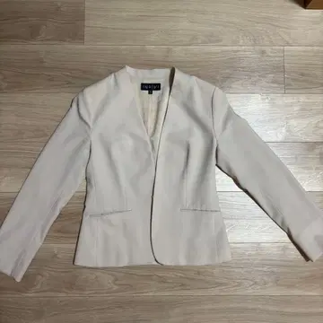 INDIVI 노카라 자켓 베이지