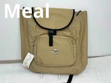 [ Meal ] 럭색 백팩 황토색 외부 포켓