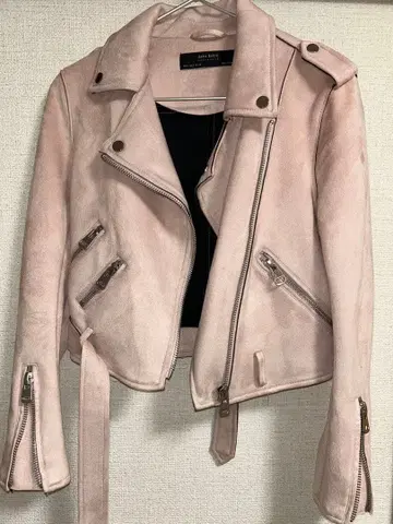 ZARA 여성용 아우터 핑크 짧은 기장