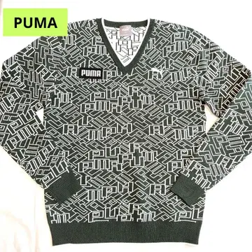 PUMA V넥 스웨터