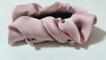 새상품급 컴플렉스 비즈 핑크 바나나 클립