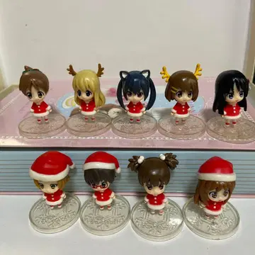케이온 크리스마스 코스 피규어 9개