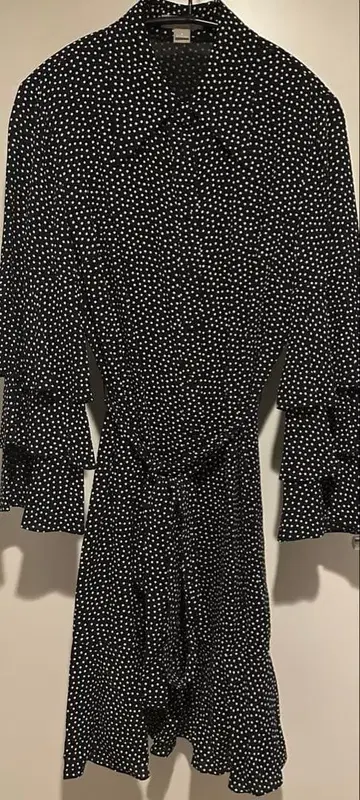 마이클코어스 실크 100% 도트 원피스 6 새상품 미사용