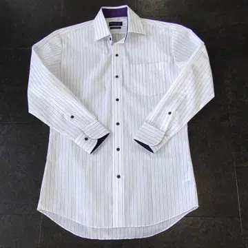 [ 새상품 브릭하우스 ] 남성용 셔츠 비즈니스 스트라이프 퍼플 M