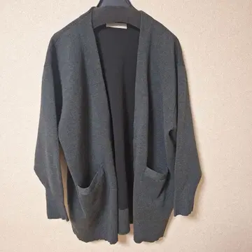 UNFILO 다크 그레이 가디건