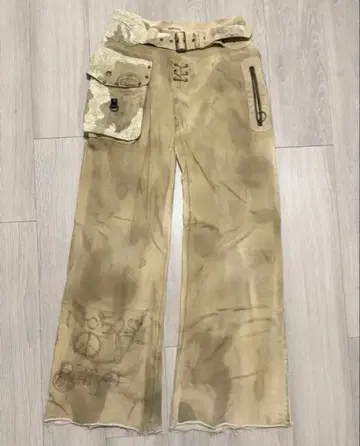 share spirit 베이지 맨투맨 카고 팬츠