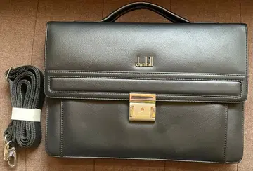 dunhill 블랙 클러치백 열쇠 없음