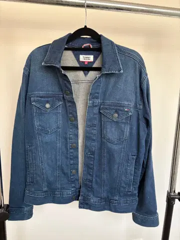 Tommy Hilfiger 데님 자켓 다크 블루