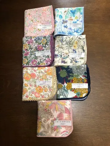 리버티 타월 손수건 7장 세트