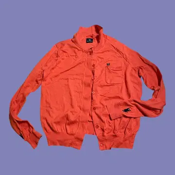 Paul Smith 코랄 오렌지 긴팔 가디건