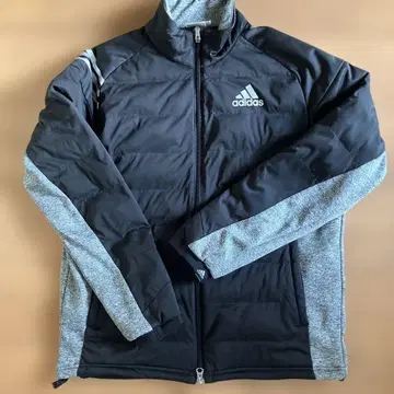 adidas 남성용 자켓 블랙/그레이 US 사이즈