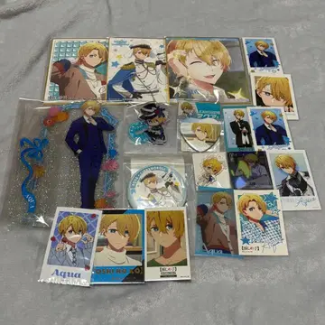 최애의 아이 호시노 아쿠아 색지 아크릴 스탠드 카드 캔뱃지 산리오 감사제