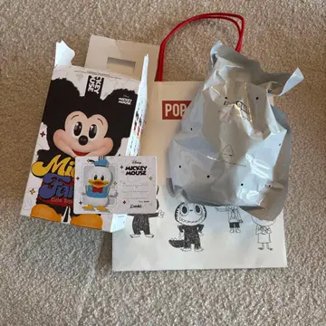팝마트 POPMART 디즈니 미키 패밀리 도날드 종이 봉투 포함