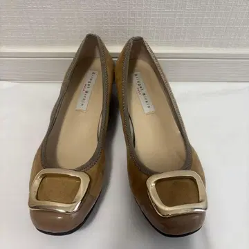 [ 새상품급 ] 브리지트 버킨 WALK 브라운 플랫슈즈 버클 포함