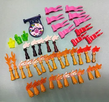 LEGO 블록 부품 세트 불꽃 깃발 간판 수정? 정품