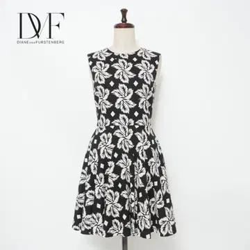 다이앤 폰 파스텐버그 올 패턴 플레어 원피스 사이즈 0*HD1225