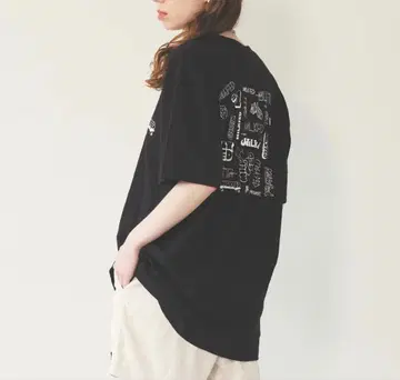 MILKFED 과거 인기 그래픽 사용 T셔츠