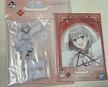 샤니마스 제일복권 아크릴 스탠드 안내문 세리자와 아사히