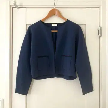 보르지 미라노 리브 크루넥 가디건 다크 네이비 네이비 졸업식 입학식