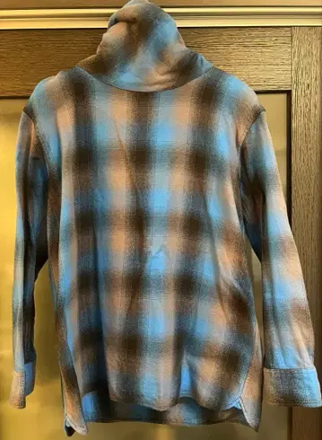 LAD MUSICIAN 옴브레 체크 셔츠 사이즈 42