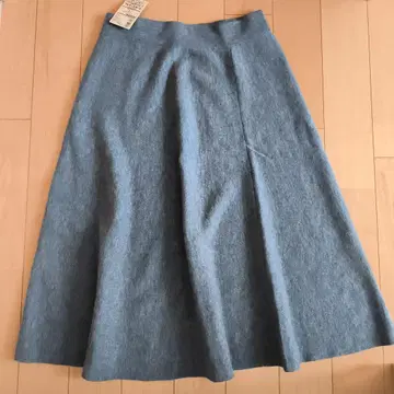 [새상품] 정가 5990엔 MUJI 플레어 스커트 L 그레이