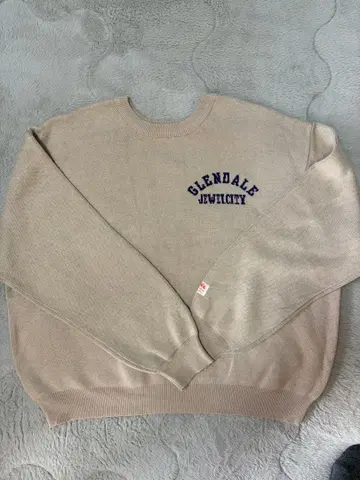 JaVa 글렌데일 로고 맨투맨 베이지