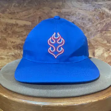 희귀 레어 축구 일본 대표 캡 파랑 L 사이즈 불꽃