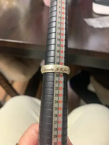 포징 실버 반지