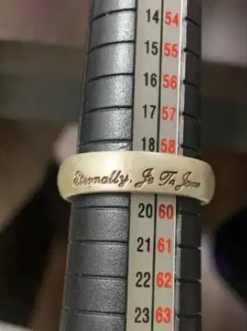 포징 실버 반지