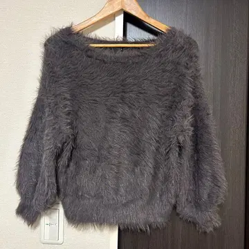 새상품급 LOUNIE 샤기 니트 루니