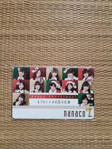 AKB48 크리스마스 nanaco 포인트 카드