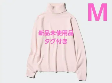 [ 새상품 ] 유니클로 캐시미어 100% 터틀넥 스웨터 니트 M