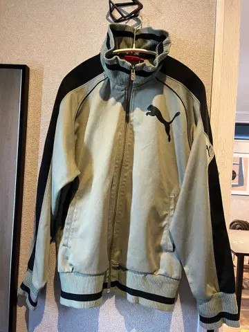 PUMA 트랙 저지 카키 x 블랙 L