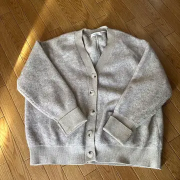 machatt 샤기 모헤어 니트 가디건