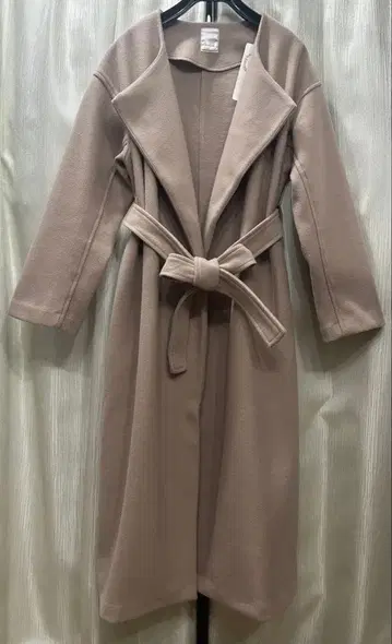 [ Te chichi ] 더블 페이스 오픈 카라 코트/F/베이지