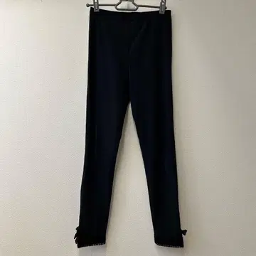 새상품급 투 비 시크 리본 레이스 레깅스 블랙