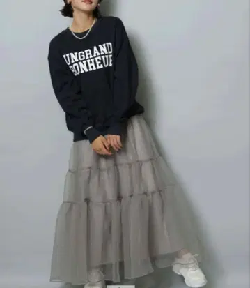 아르페쥬 스토리 오간자 캉캉 스커트