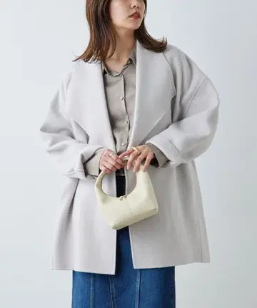 [ 개럴개런트 ] 더블 페이스 숏코트 리버코트