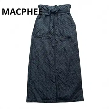 맥피 MACPHEE 퀼팅 롱 스커트