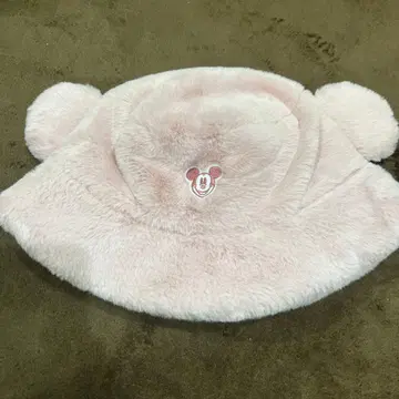 미키마우스 귀 달린 핑크 캡