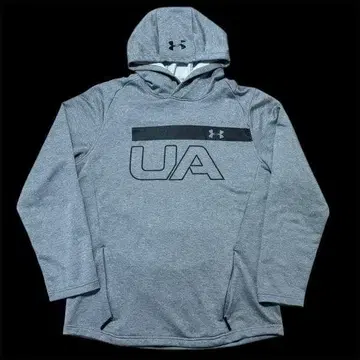 언더아머 빅 로고 프린트 후드티