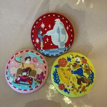 디즈니 자수 캔뱃지