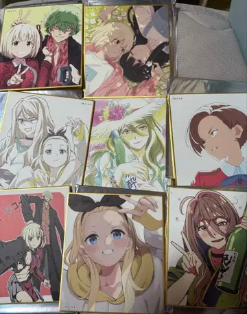 리코리스 리코일 전시회 색지 세트