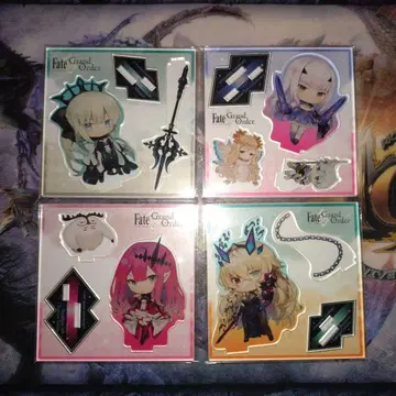 FGO 캐릭터리아 아크릴 스탠드 4종 세트