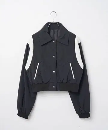 나일론 절개 숏 바시티 자켓 wego