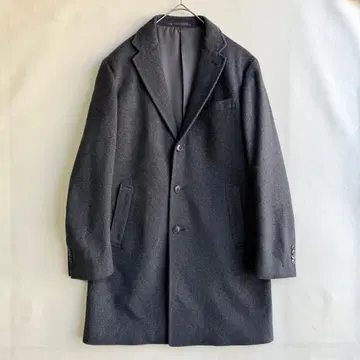 새상품급 유나이티드 애로우즈 남성용 캐시미어 혼방 울 체스터 코트 그레이