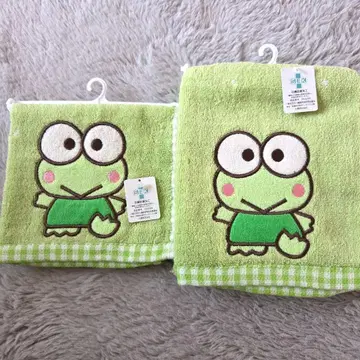 케로케로케로피 캐릭터 타월 2장 세트