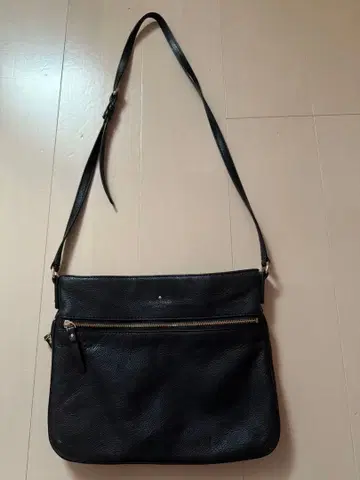 케이트 스페이드 블랙 가죽 숄더백
